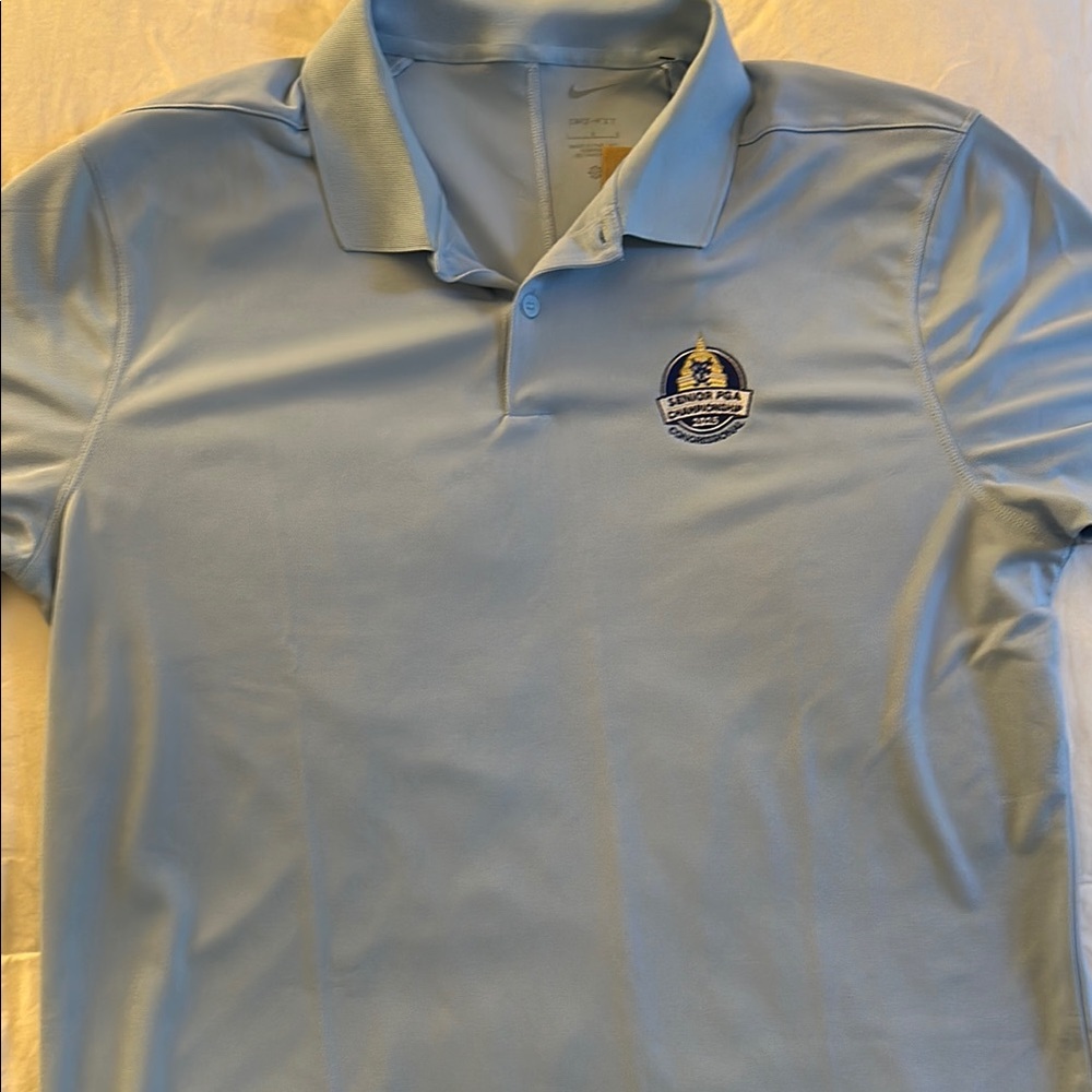 Senior PGA Championship Congressional CC Nike Blue Performance Polo Shirt